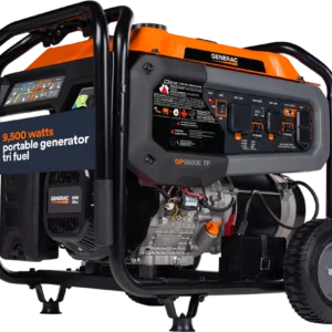 Generac GP9500E TF 8063 Tri-Fuel Generator 9500W/12500W with COSense Electric Start – Buy Online
