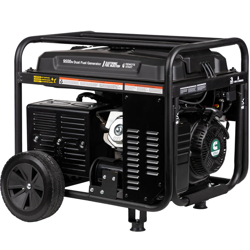 Cummins Onan P9500DF EFI Dual-Fuel Portable Generator – EPA+CARB Certified - Image 3