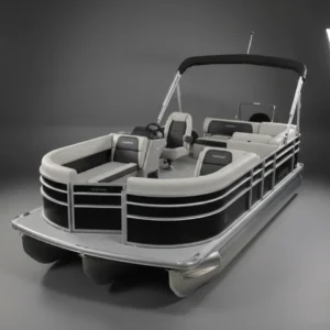2025 Harris 230 Cruiser Tri-Toon For Sale – 150hp Mercury with Rough Water Package and Premium Upgrades