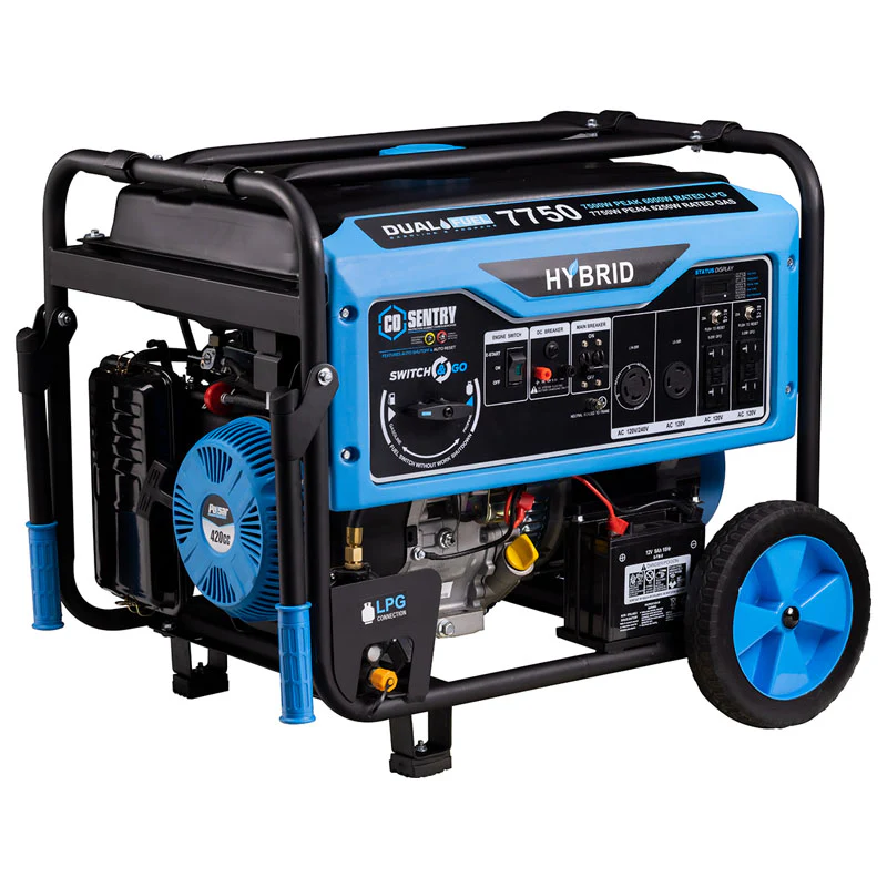 Buy Pulsar PG7750BCO 7,750-Watt Dual-Fuel Generator with CO Alert Online