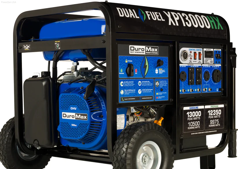 Buy DuroMax XP13000HX Dual Fuel Portable Generator 13000 Watts Online – USA & Europe